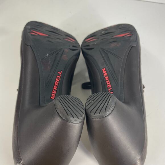 Merrell Chocolate Heels with Scarlet Interior - Picture 13 of 14